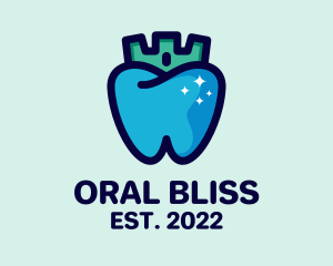 Oral - Sparkling Tooth Dentist logo design