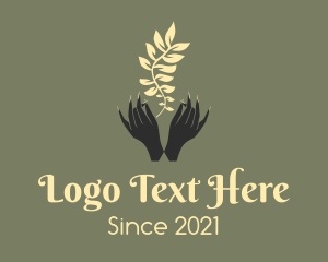 Event Styling - Feminine Florist Hands logo design