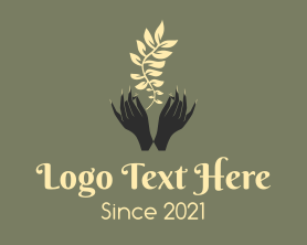Foliage - Feminine Florist Hands logo design