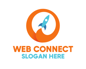 Internet - Startup Launch Rocket logo design