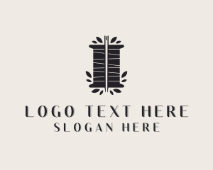 Embroidery - Sewing Thread Needle logo design