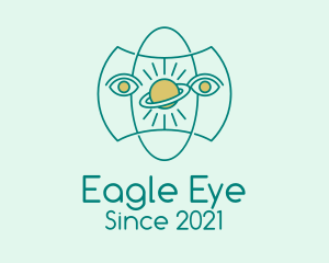 Astrology Planet Eyes  logo design