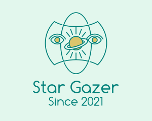 Astrologer - Astrology Planet Eyes logo design