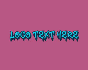 Skater - Funky Pop Graffiti logo design