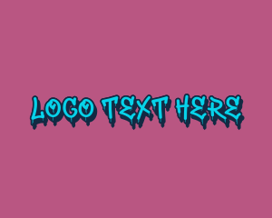 Pop - Funky Pop Graffiti logo design