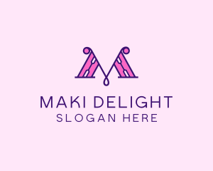 Stylish Feminine Company Letter M logo design