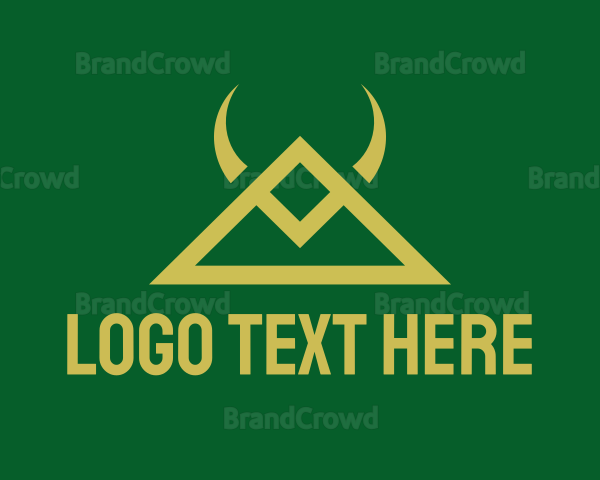 Gold Triangle Horns Logo