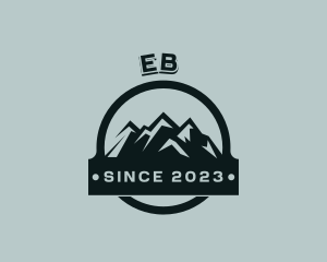 Mountain Peak Hiking Logo