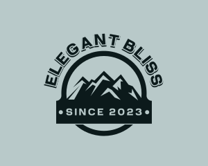 Mountain Peak Hiking Logo