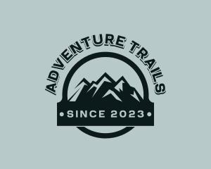 Mountain Peak Hiking logo design