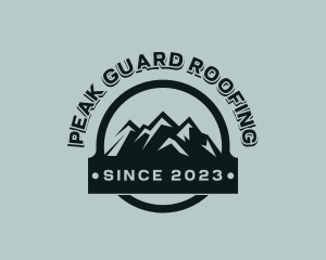 Mountain Peak Hiking logo design