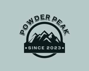 Mountain Peak Hiking logo design