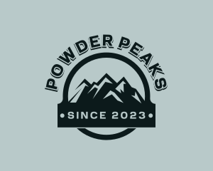 Mountain Peak Hiking logo design