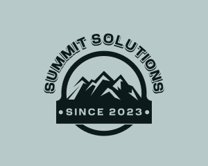 Mountain Peak Hiking logo design