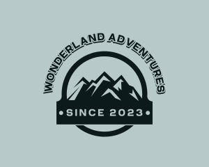 Mountain Peak Hiking logo design