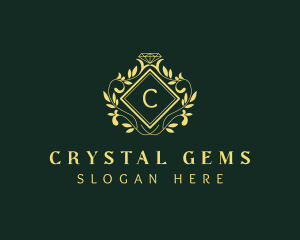 Wreath Diamond Wreath logo design