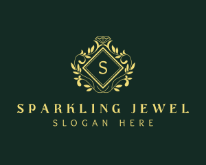 Wreath Diamond Wreath logo design