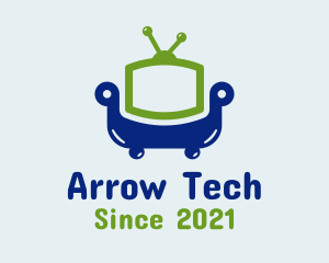 Tech Television Armchair logo design