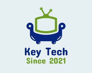 Tech Television Armchair logo design