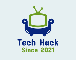 Tech Television Armchair logo design