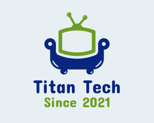 Tech Television Armchair logo design