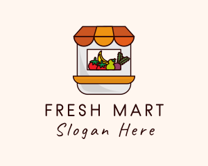 Supermarket - Fruit Vegetable Supermarket logo design