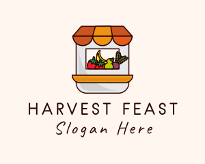 Fruit Vegetable Supermarket logo design