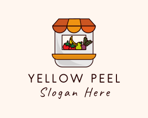 Banana - Fruit Vegetable Supermarket logo design