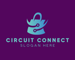 Circuit - Online Circuit Bag logo design