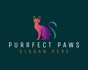 Feline - Digital Feline Cat logo design