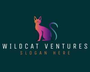 Digital Feline Cat logo design