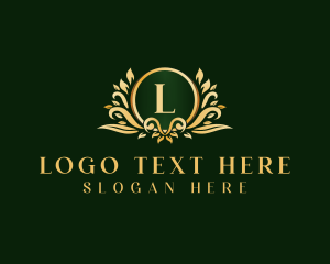 Floral - Ornament Floral Wreath logo design