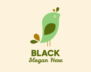 Cute Sparrow Bird  Logo