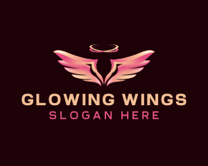 Guardian Angel Wings logo design