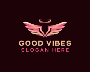 Good - Guardian Angel Wings logo design