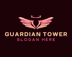 Guardian Angel Wings logo design