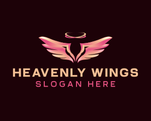 Guardian Angel Wings logo design