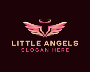 Guardian Angel Wings logo design