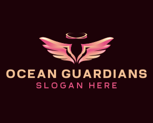 Guardian Angel Wings logo design