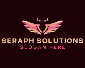 Guardian Angel Wings logo design