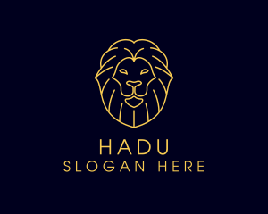 Wild Lion Animal logo design