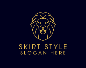 Wild Lion Animal logo design