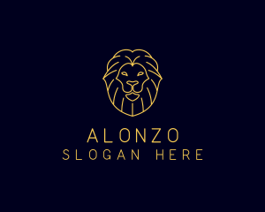 Wild Lion Animal logo design