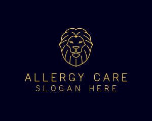 Wild Lion Animal logo design