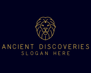 Wild Lion Animal logo design