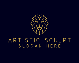 Wild Lion Animal logo design