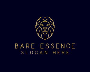 Wild Lion Animal logo design