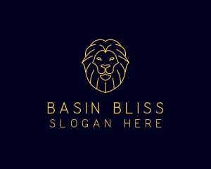 Wild Lion Animal logo design