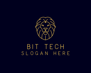 Wild Lion Animal logo design