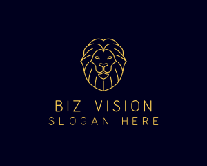 Wild Lion Animal logo design